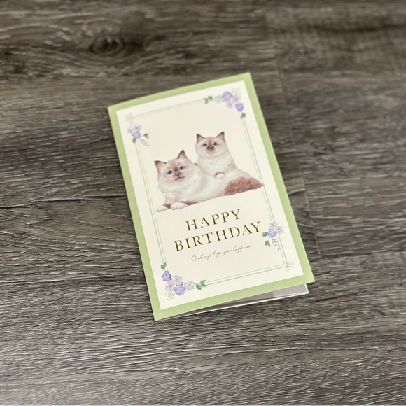 Barmen Kitten Cat Birthday Card ❘ Celebrate Card ❘ Happy Birthday Card - Picture 2 of 7